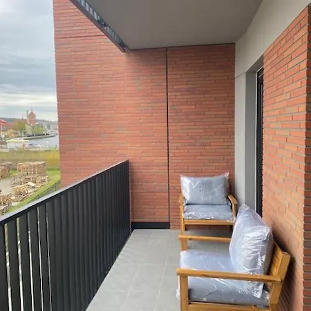 公寓 Nad Motlawa Z Widokiem *